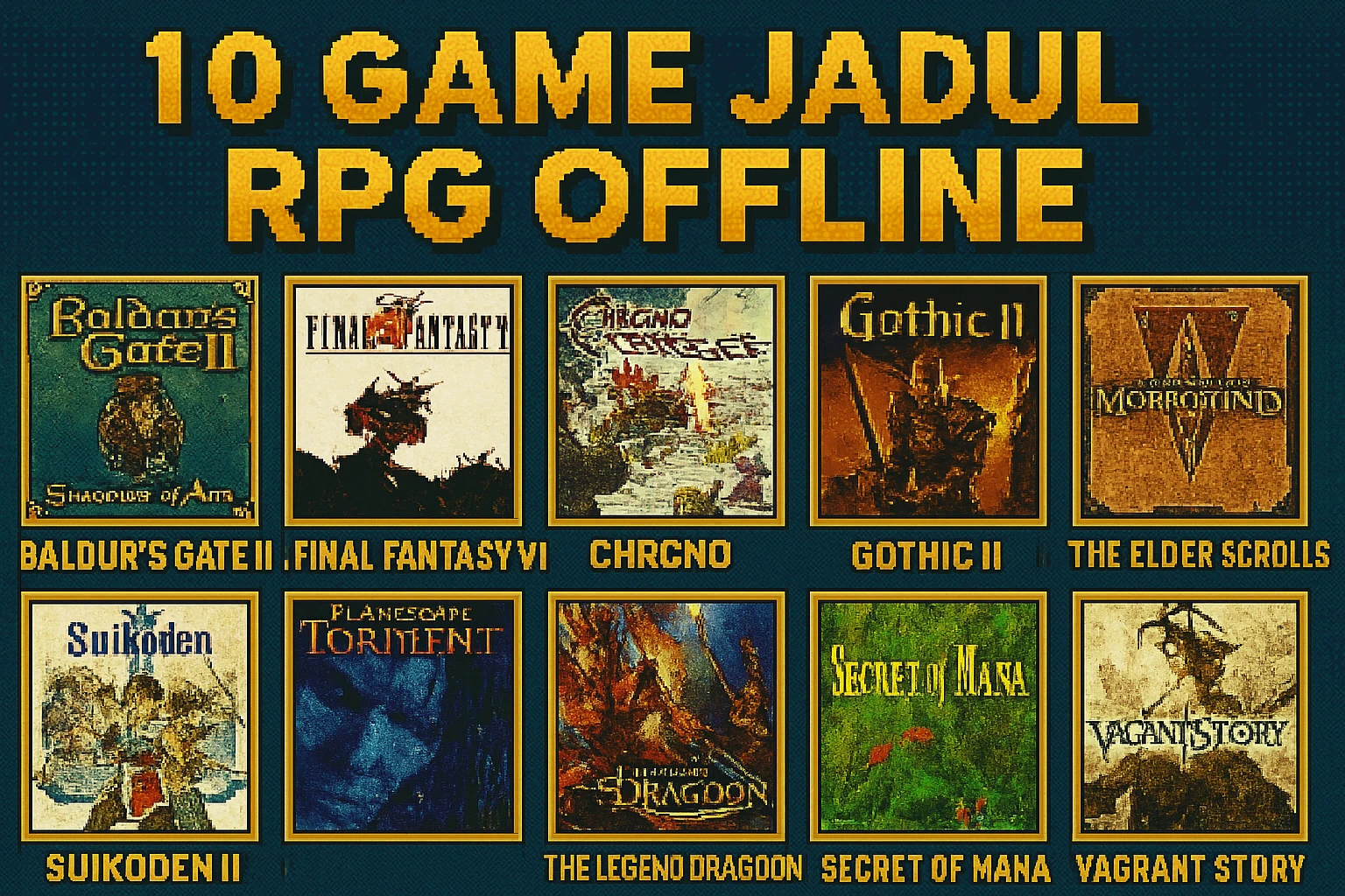 10 Game RPG Jadul Offline
